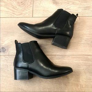 A new day black ankle booties
